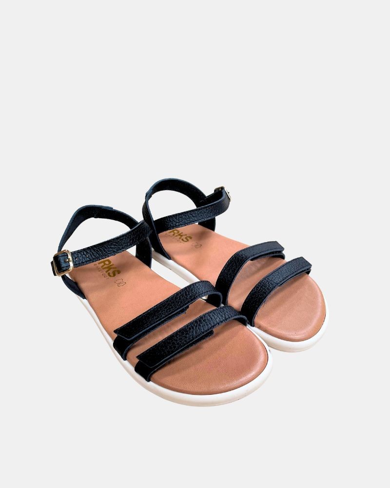 Sandalias Abiertas Barefoot Mujer RKS Negro 20026