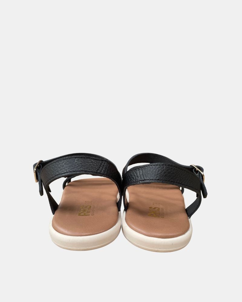 Sandalias Abiertas Barefoot Mujer RKS Negro 20026