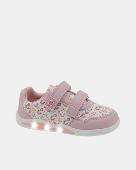 Zapatillas Luces Barefoot Infantil BEPPI Rosa 2218640