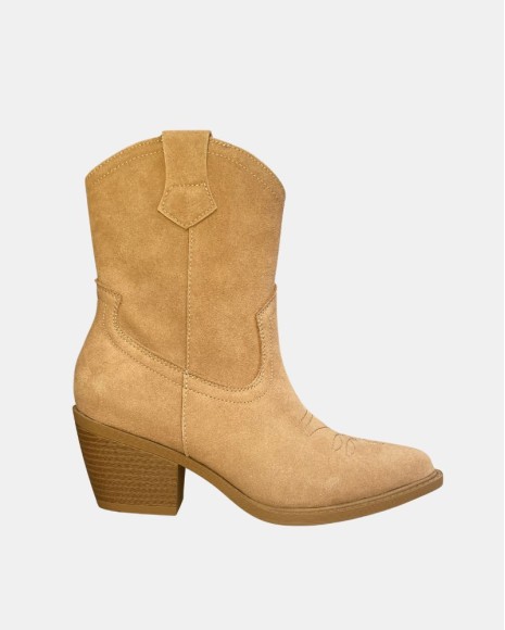 Botins Baixos Mulher RKS Taupe 353100
