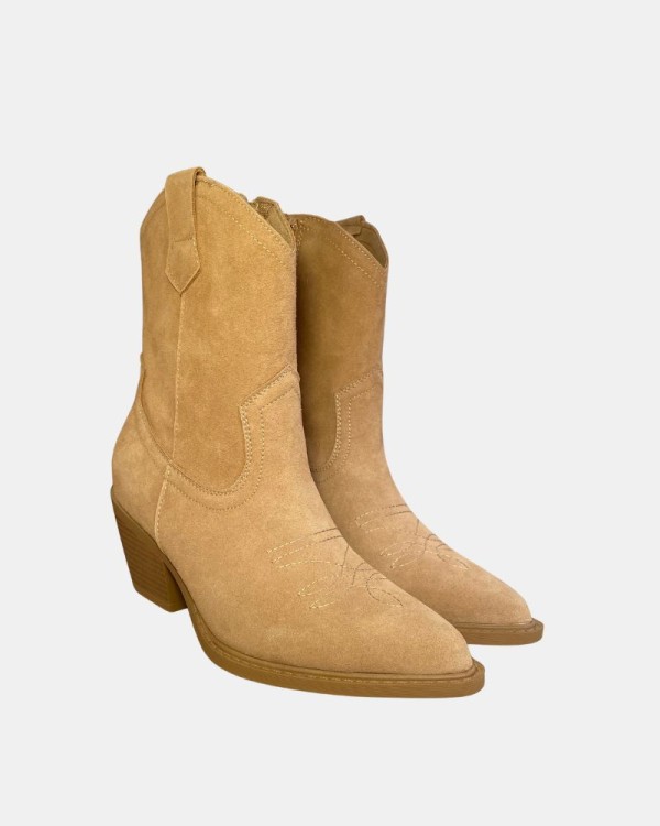 Botines Bajos Mujer RKS Taupe 353100