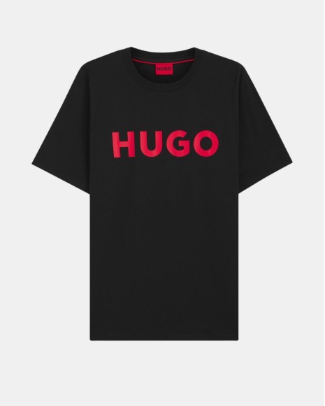 Camisetas Manga curta Homem HUGO Preto 50467556 DULIVIO