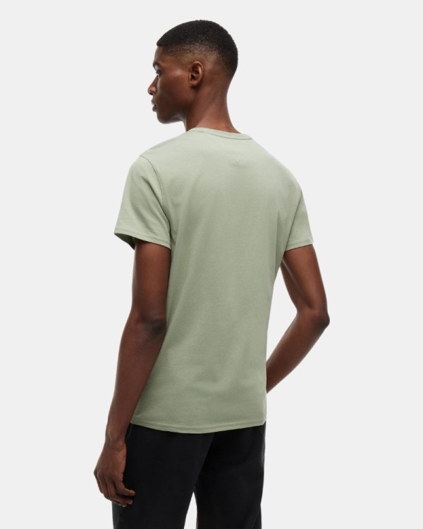 Camisetas Manga corta Hombre TOMMY HILFIGER Verde DM0DM04411PMO