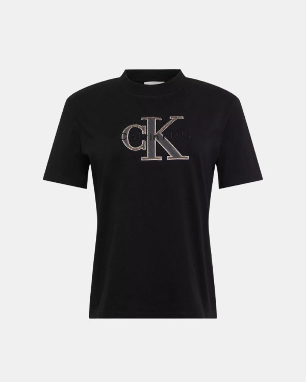 Camisetas Manga corta Mujer CALVIN KLEIN Negro LV047F829G