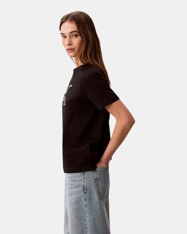Camisetas Manga corta Mujer CALVIN KLEIN Negro LV047F829G