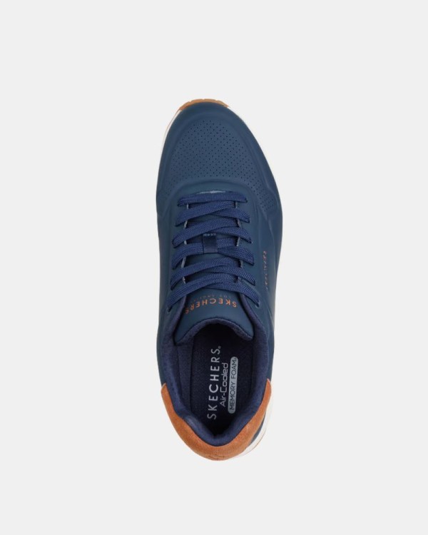 Sapatilhas baixas para homem SKECHERS Azul 183004 UNO