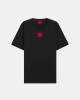 Camisetas Manga corta Hombre HUGO Negro 50447978 DIRAGONAL212