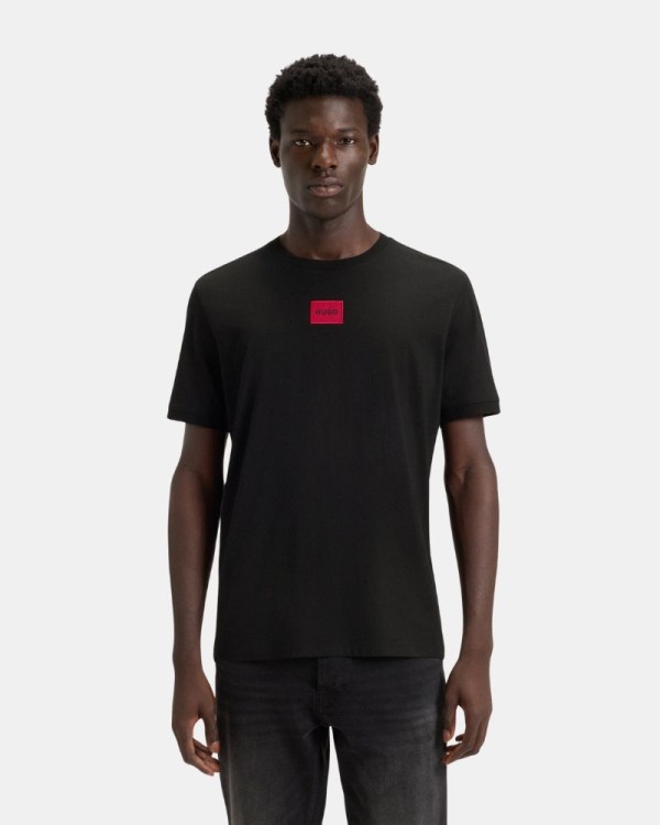 Camisetas de manga curta Homem HUGO Preto 50447978 DIRAGONAL212