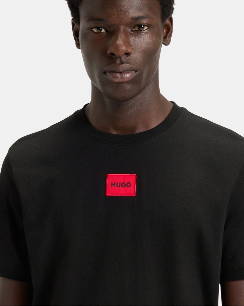 Camisetas de manga curta Homem HUGO Preto 50447978 DIRAGONAL212