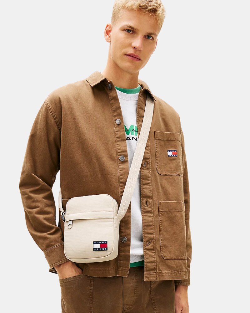 Bolsas para Homem TOMMY HILFIGER Bege AM0AM14211
