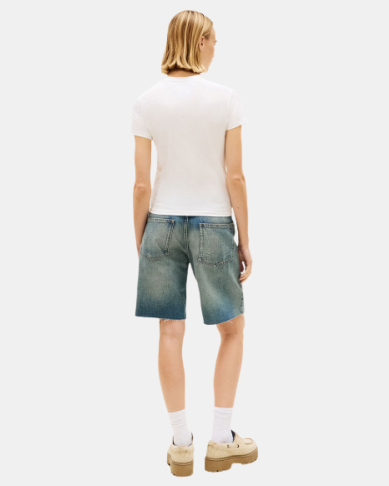 Camisetas Manga curta Mulher TOMMY HILFIGER Branco DW0DW18398YBL