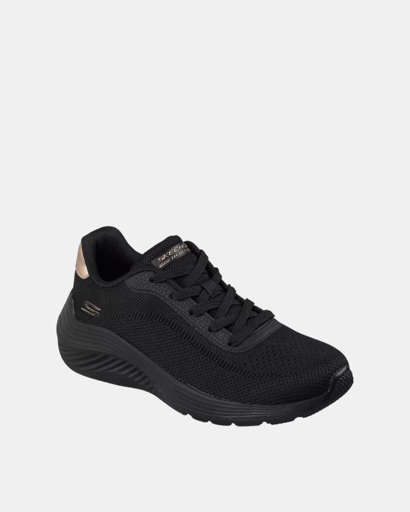 Ténis baixos para mulher SKECHERS preto 117679 BOBS SQUAD WAVES
