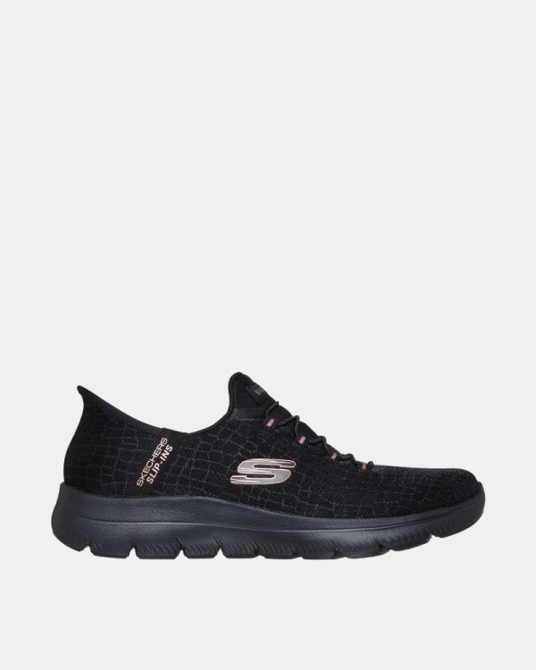 Zapatillas Bajas Mujer SKECHERS Negro 150128 S SLIP INS