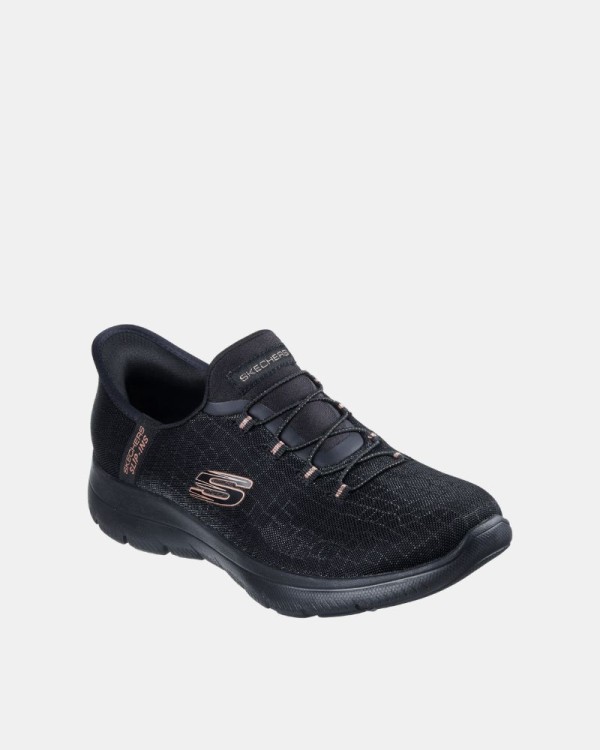 Zapatillas Bajas Mujer SKECHERS Negro 150128 S SLIP INS
