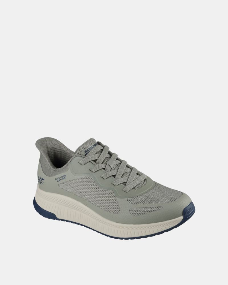 Ténis Baixos Homem SKECHERS Verde 118423 SLIP INS BOBS SPORT SQUAD CHAOS 4