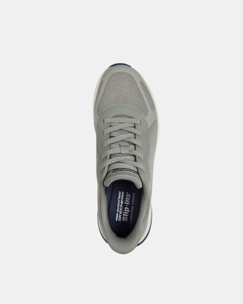 Ténis Baixos Homem SKECHERS Verde 118423 SLIP INS BOBS SPORT SQUAD CHAOS 4