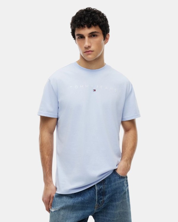 Camisetas de manga curta para homem TOMMY HILFIGER Azul DM0DM20744C5R