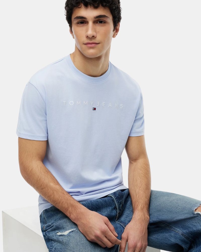 Camisetas de manga curta para homem TOMMY HILFIGER Azul DM0DM20744C5R