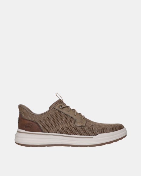 Zapatillas Bajas Hombre SKECHERS Taupe 211196 SLIP INS