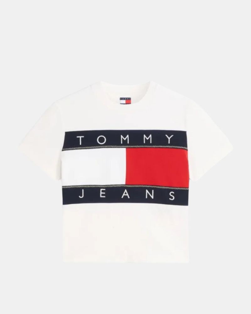 Camisetas Manga corta Mujer TOMMY HILFIGER Blanco DW0DW22818YBH