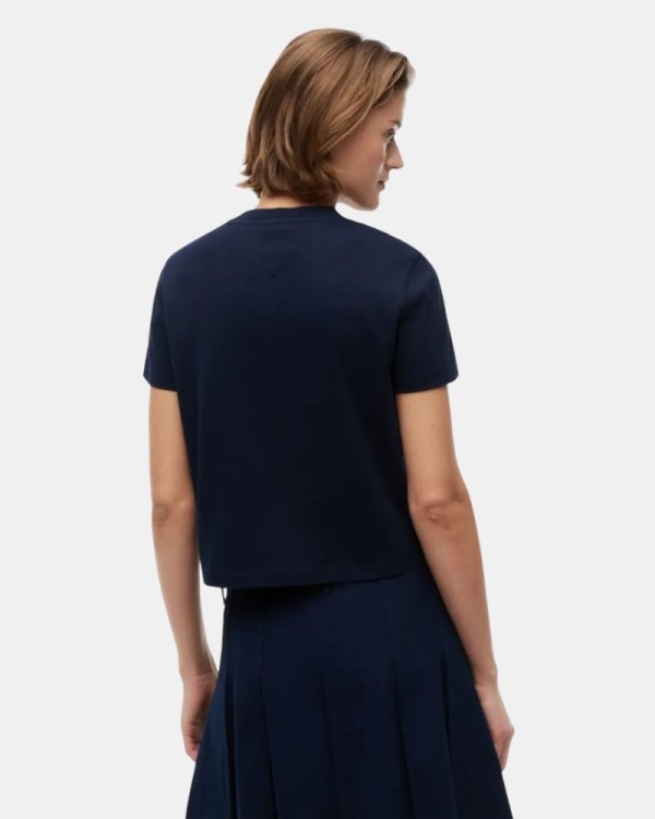 T-shirts de manga curta para mulher TOMMY HILFIGER Azul DW0DW22818C1G