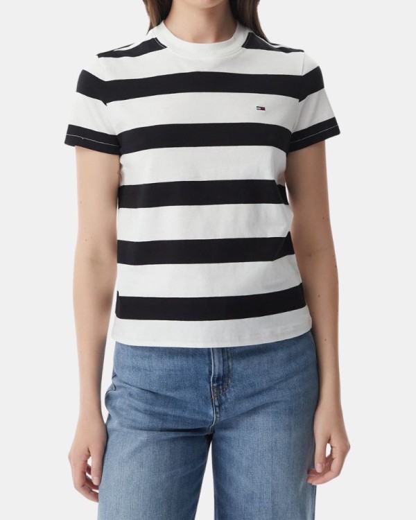 Camisetas de manga curta para mulher TOMMY HILFIGER Multicolor DW0DW238010AQ