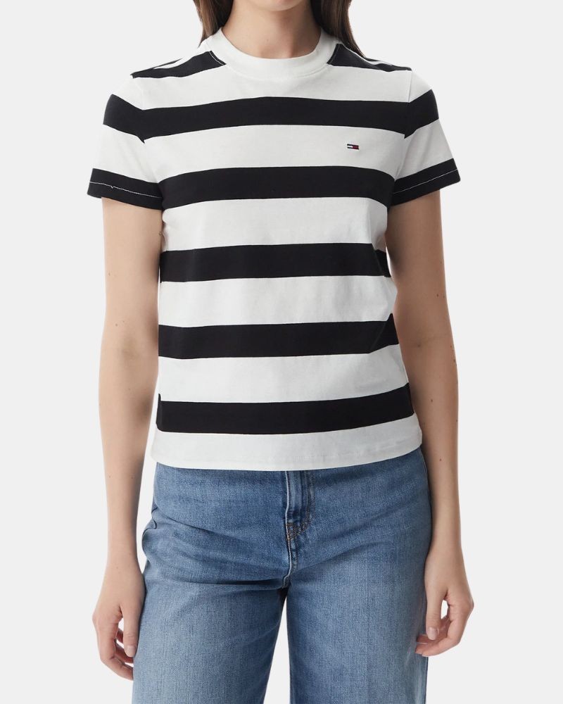 Camisetas de manga curta para mulher TOMMY HILFIGER Multicolor DW0DW238010AQ
