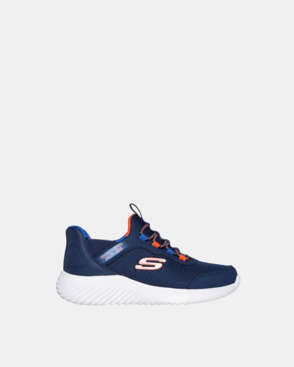 Sapatilhas Baixas Infantis SKECHERS Azul 403822L SLIP INS