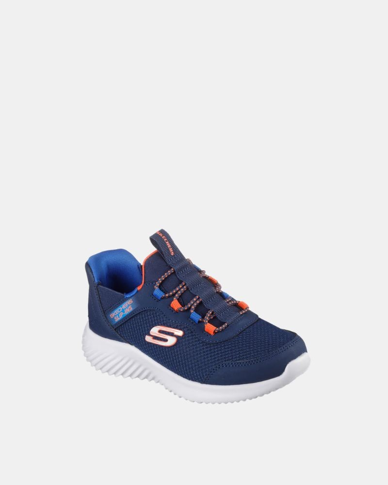 Sapatilhas Baixas Infantis SKECHERS Azul 403822L SLIP INS
