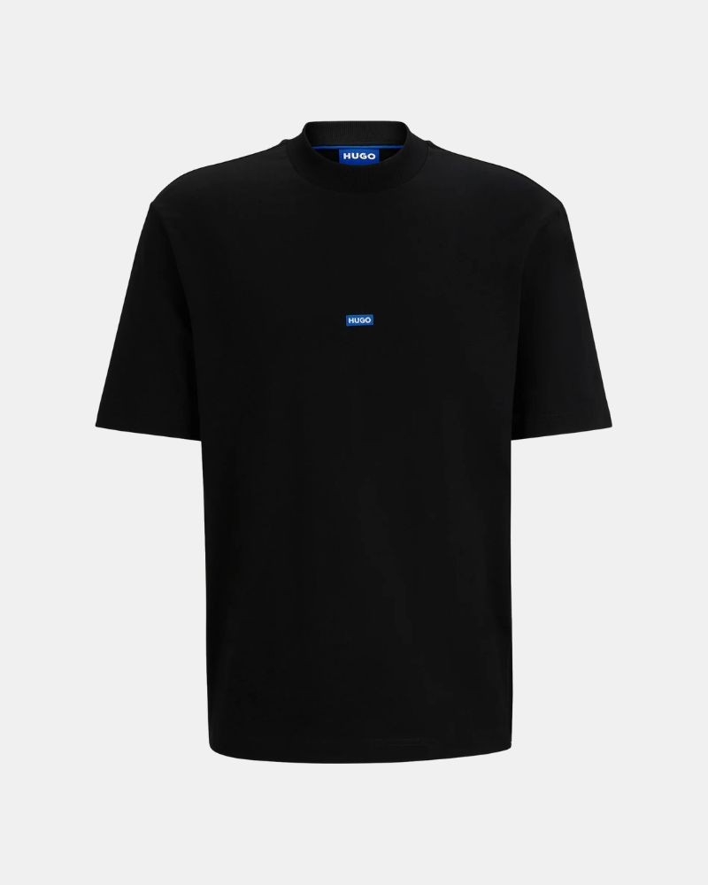 Camisetas de manga curta para homem HUGO Preto 50509991 NIEROS