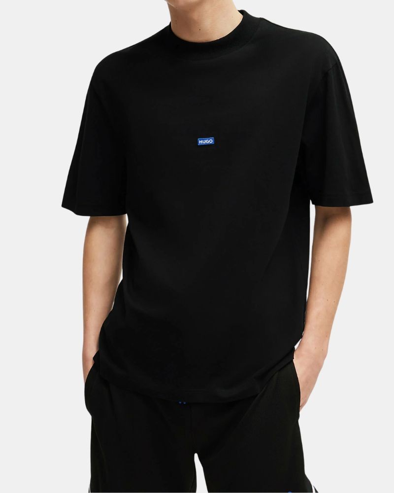 Camisetas de manga curta para homem HUGO Preto 50509991 NIEROS