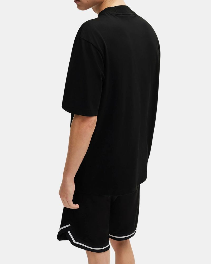 Camisetas de manga curta para homem HUGO Preto 50509991 NIEROS