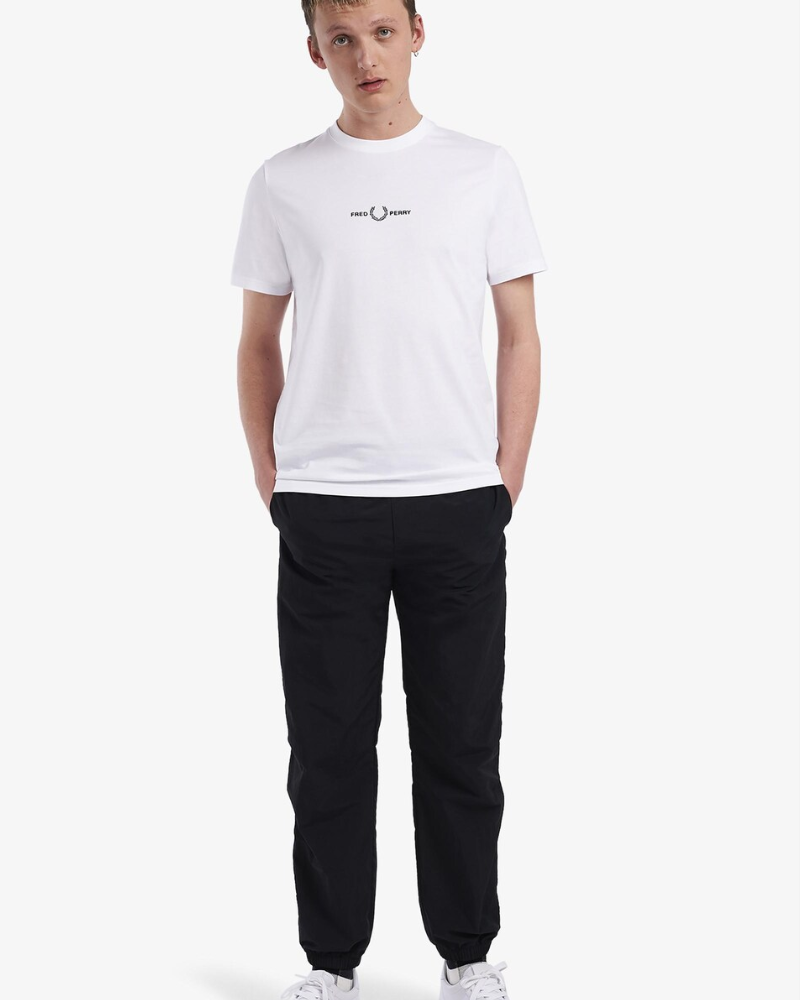 Camisetas de manga curta para homem FRED PERRY Branco M4580