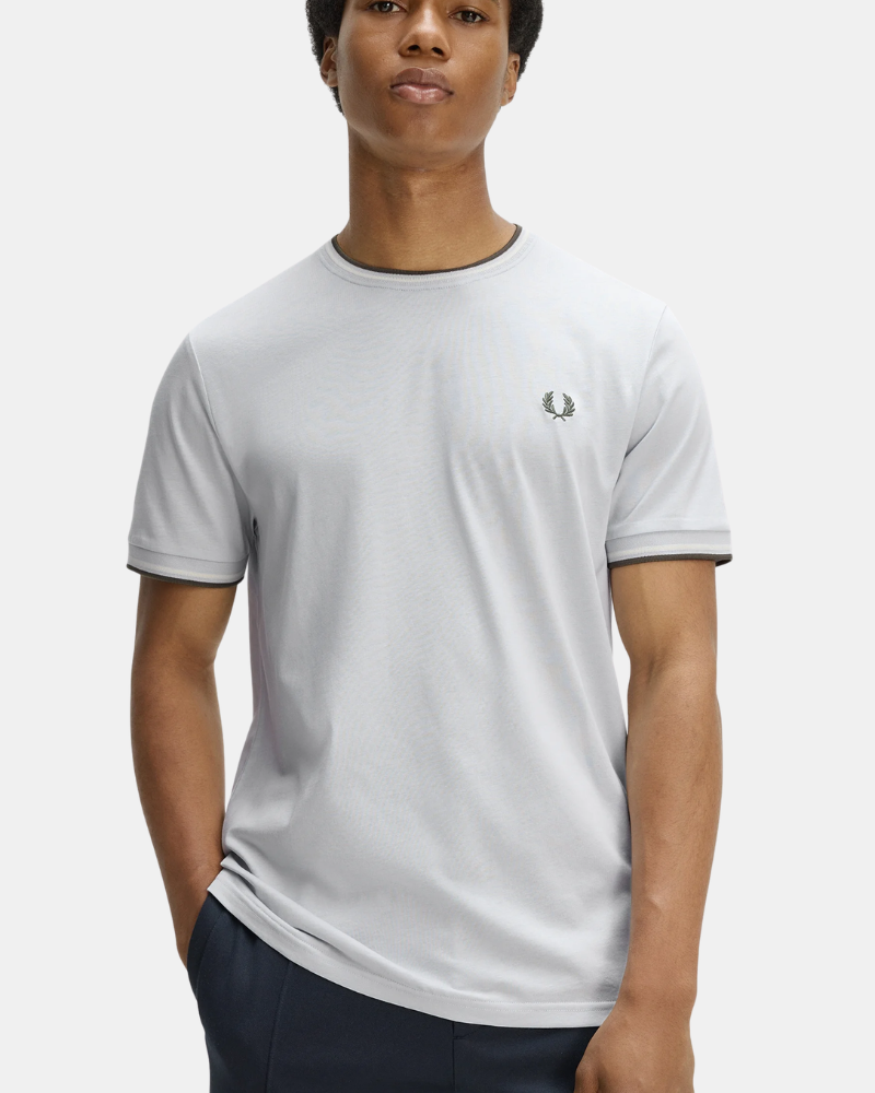 T-shirts de manga curta para homem FRED PERRY Azul M1588