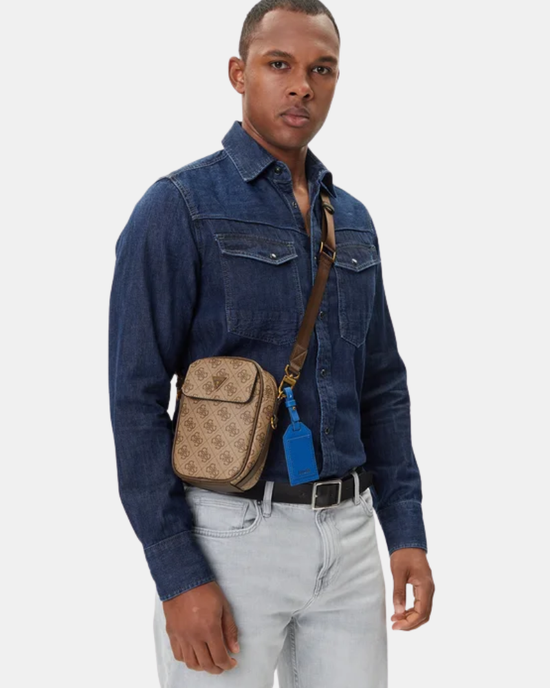 Bolsas Homem GUESS Bege MILANO HMMILO P5425
