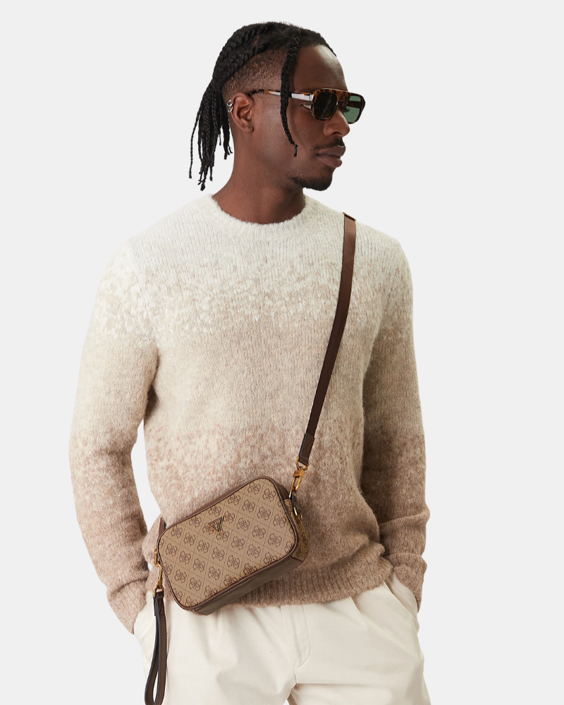 Bolsas Homem GUESS Bege MILANO HMMILO P6150
