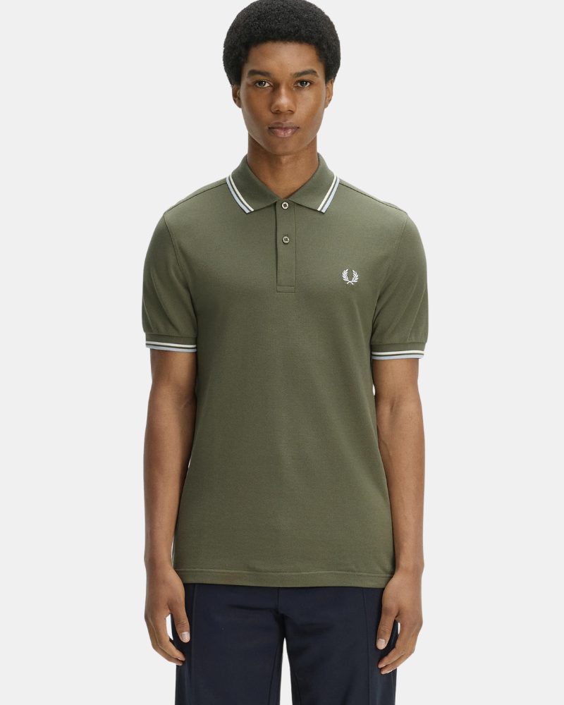 Camisetas de manga curta Homem FRED PERRY Verde M3600