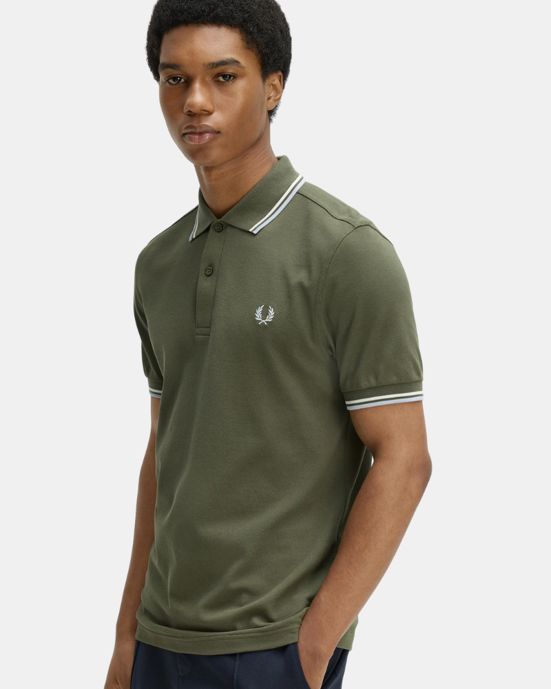 Camisetas de manga curta Homem FRED PERRY Verde M3600