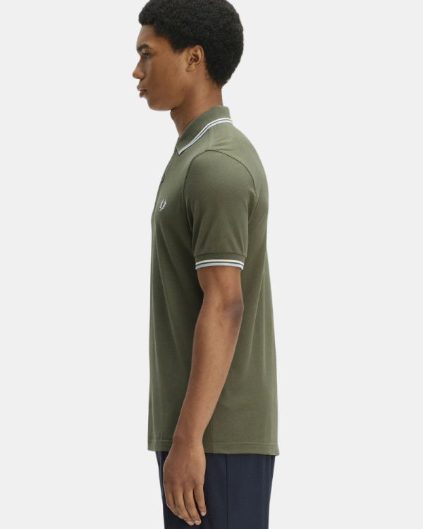 Camisetas de manga curta Homem FRED PERRY Verde M3600