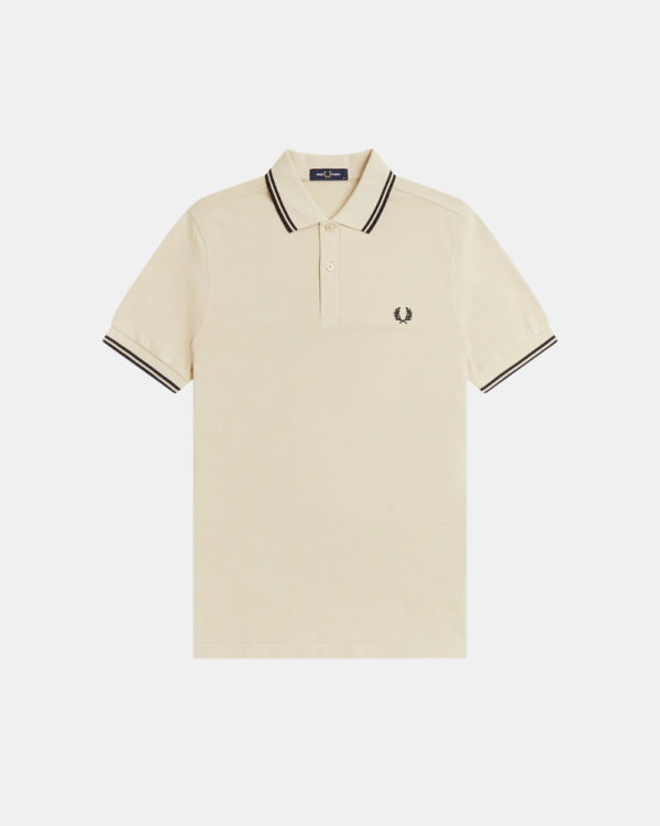 Camisetas de manga curta para homem FRED PERRY bege M3600