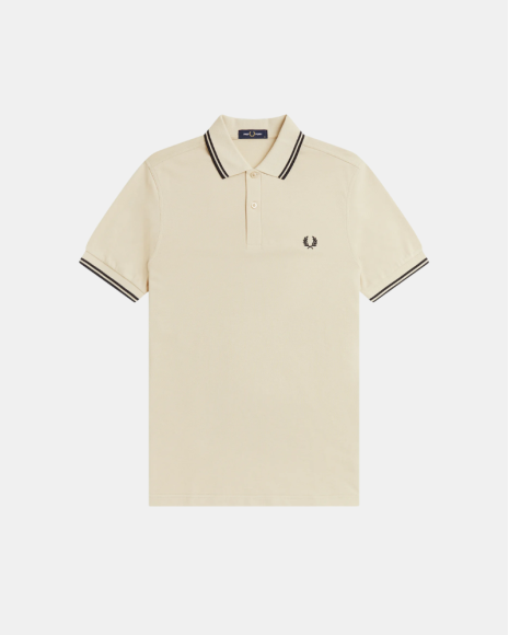 Camisetas Manga corta Hombre FRED PERRY Beige M3600
