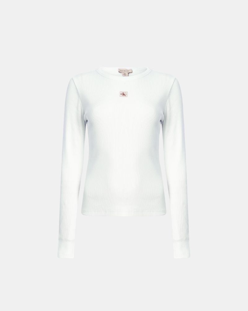 Camisetas Manga larga Mujer CALVIN KLEIN Blanco LV047E205G