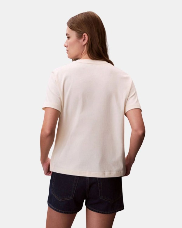 Camisetas Manga corta Mujer CALVIN KLEIN Blanco LV047F829G