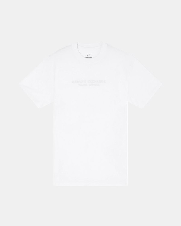 Camisetas de manga curta para homem ARMANI EXCHANGE Branco XM001280 AF10361