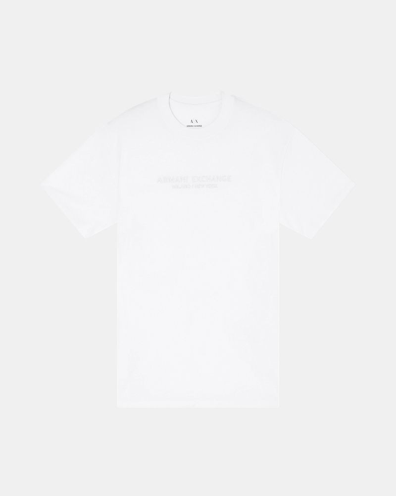 Camisetas de manga curta para homem ARMANI EXCHANGE Branco XM001280 AF10361