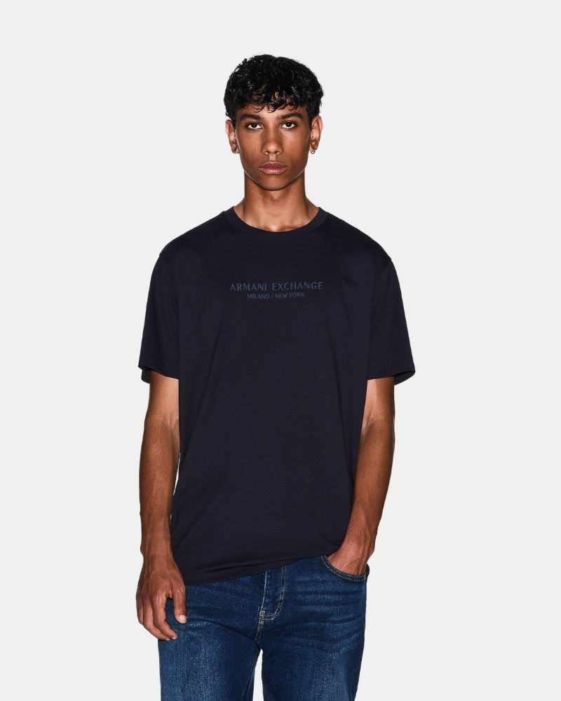 Camisetas de manga curta para homem ARMANI EXCHANGE Verde XM001280 AF10361