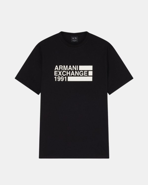 Camisetas de manga curta para homem ARMANI EXCHANGE Azul XM002788 AF10356
