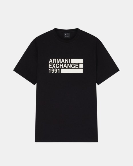 Camisetas de manga curta para homem ARMANI EXCHANGE Azul XM002788 AF10356
