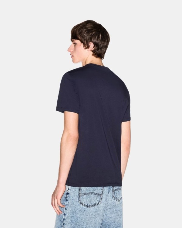 Camisetas de manga curta para homem ARMANI EXCHANGE Azul XM002472 AF10356