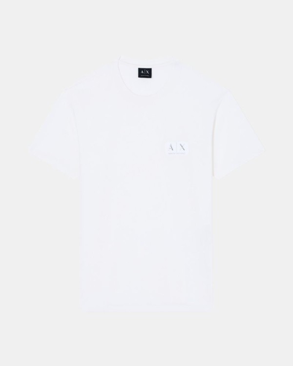 Camisetas de manga curta para homem ARMANI EXCHANGE Branco XM002178 AF12308